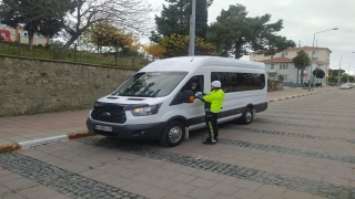 Keşan’da okul çevresi ve servis araçlarına yönelik denetim yapıldı