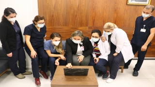 Tekirdağ Şehir Hastanesi hemşireleri AA’nın ”Yılın Fotoğrafları” oylamasına katıldı