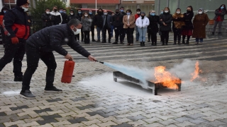 Bilecik Belediyesi’nde yangın ve acil durum tatbikatı yapıldı