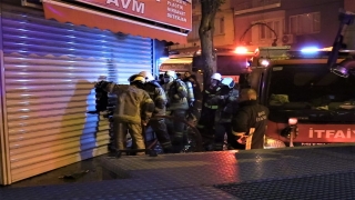 Bursa’da iş yerinde çıkan yangın söndürüldü