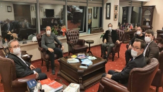 Kosova Bölgesel Kalkınma Bakanı Fikrim Damka Rektör Tabakoğlu’nu ziyaret etti