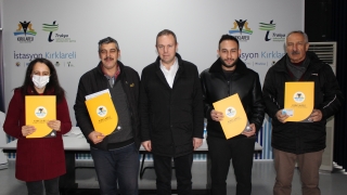 Kırklareli’nde emlak danışmanlarına yetki belgeleri verildi