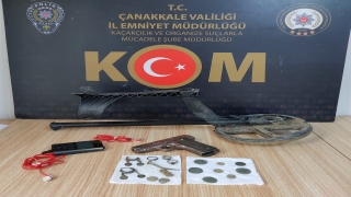 Çanakkale’de tarihi eser operasyonunda bir şüpheli yakalandı