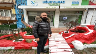 Bursa’da ”korkuluk” hırsızlığı güvenlik kamerasına yansıdı