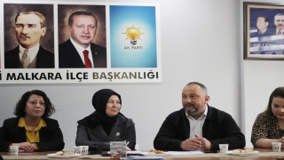 AK Parti Malkara Kadın Kolları Yönetim Kurulu basın mensuplarıyla buluştu
