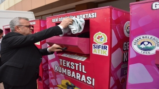 Keşan’da atık tekstil ürünleri 104 noktada kumbaralarda toplanacak