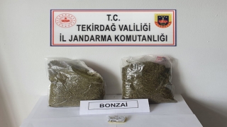 Tekirdağ’da 1 kilo 900 gram uyuşturucu ele geçirildi