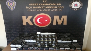 Kocaeli’de kaçak sigara operasyonunda 2 şüpheli yakalandı
