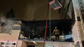 Beykoz’da iki katlı evde çıkan yangın söndürüldü
