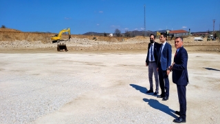 Hamzabeyli Sınır Kapısı’ndaki tır parkında genişletme çalışmaları sürüyor