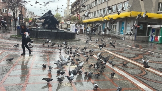 Edirne’de sağanak etkili oluyor
