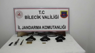 Bilecik’te silah kaçakçılığı operasyonunda 4 kişi yakalandı