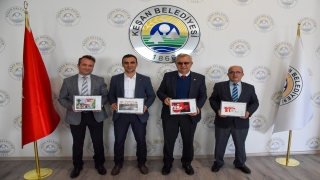 Keşan Belediyesi ve PTT iş birliğinde 100. yıla özel pullar bastırıldı