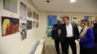 Kartal’da ”Her Çocuk Düş Kurar Uluslararası Resim Sergisi” açıldı