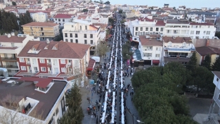 Tekirdağ’da yaklaşık 5 bin kişi birlikte iftar yaptı