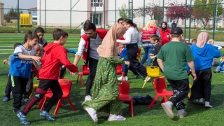 Savaş mağduru çocuklar 23 Nisan Ulusal Egemenlik ve Çocuk Bayramı’nı coşkuyla kutladı