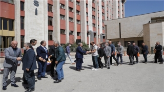 TÜ’de bayramlaşma programı düzenlendi