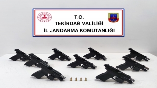 Tekirdağ’da silah operasyonunda 4 şüpheli yakalandı