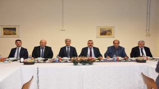 Tekirdağ NKÜ Rektörü Şahin, basın mensuplarıyla iftar yaptı 