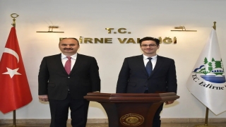 Bulgaristan Kültür Bakanı Atanasov, Edirne Valisi Canalp’i ziyaret etti