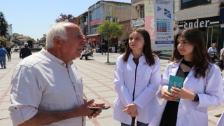 Edirne’de tıp öğrencilerinden ”aşı karşıtlığı toplum sağlığını tehdit eder” uyarısı