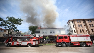 Bursa’da yangın çıkan ev kullanılamaz hale geldi