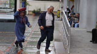 Edirne’de sağanak etkili oluyor