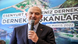 İçişleri Bakanı Soylu, Esenyurt Karadeniz Dernekler Federasyonu’nun programında konuştu: