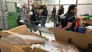 Bursa’da 50 milyon doldurulmuş makaron ele geçirildi