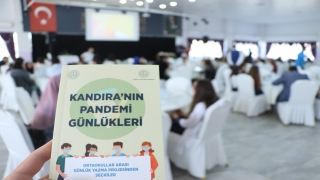 Kocaeli’de öğrencilerin salgın döneminde tuttukları günlükleri kitap oldu