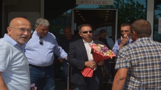 Midilli Belediye Başkanı Kytelis, Ayvalık’ta ziyaretlerde bulundu