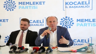 Memleket Partisi Genel Başkanı İnce, Kocaeli’de konuştu: