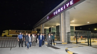 Edirne Valisi Kırbıyık, sınır kapılarında incelemelerde bulundu 