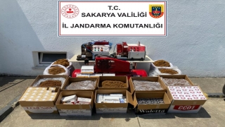 Sakarya’da 35 bin makaron ve 168 kilogram tütün ele geçirildi