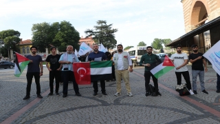 Edirne’de Mavi Marmara saldırısı protesto edildi