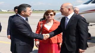 Edirne Valisi Kürşat Kırbıyık, İçişleri Bakanı Soylu’nun Sofya programına katıldı