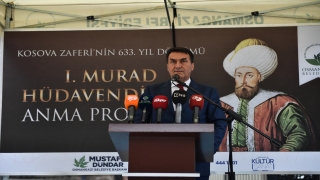 Sultan 1. Murad şehadetinin 633. yılında Bursa’da anıldı