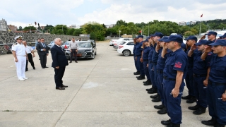 Vali Yıldırım, Sahil Güvenlik Komutanlığı hizmet birimini ziyaret etti