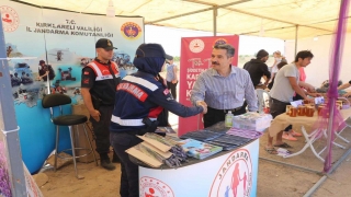 Kırklareli’nde lavanta etkinliklerinde KADES uygulaması tanıtıldı