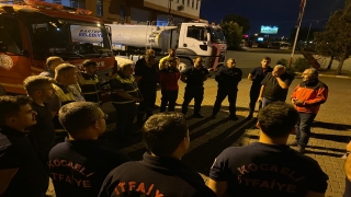 Datça’daki orman yangınını söndürme çalışmalarına Kocaeli itfaiyesinden destek
