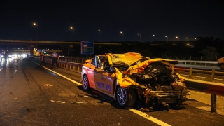 Eyüpsultan’da trafik kazasında 1 kişi öldü, 2 manda telef oldu 