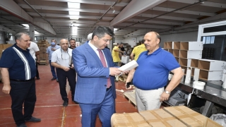 Edirne Valisi H. Kürşat Kırbıyık OSB’de incelemede bulundu