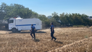 Tekirdağ’da buğday tarlası ve ormanlık alanda çıkan yangın söndürüldü