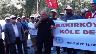 Bakırköy Belediyesinde işten çıkarmalar protesto edildi