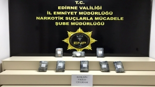Edirne’de bir araçta 9 kilo 120 gram kokain ele geçirildi