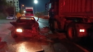 Tekirdağ’da kazanın ardından çalılıklara kaçan alkollü sürücü polis ekiplerince yakalandı