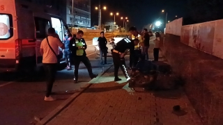 Tekirdağ’da otomobille çarpışan motosikletin sürücüsü yaralandı