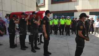 Bursa’da, kalp krizi sonucu hayatını kaybeden polis memuru için tören düzenlendi