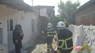 Kırklareli’nde çıkan yangında ev kullanılamaz hale geldi