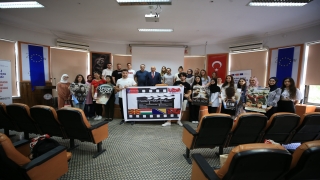 Erasmus Projesi öğrencileri Kırklareli Milli Eğitim Müdürü Kalkan’ı ziyaret etti